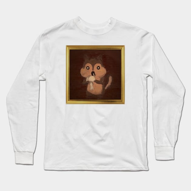 Mouth Painting Long Sleeve T-Shirt by naturalhabitatshorts